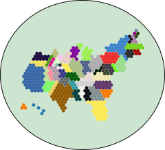 United States Electoral College Cartogram logo