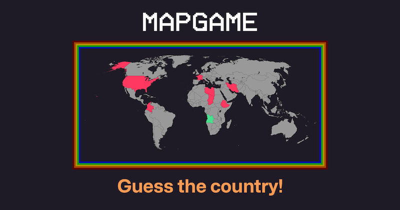 MapGame banner image