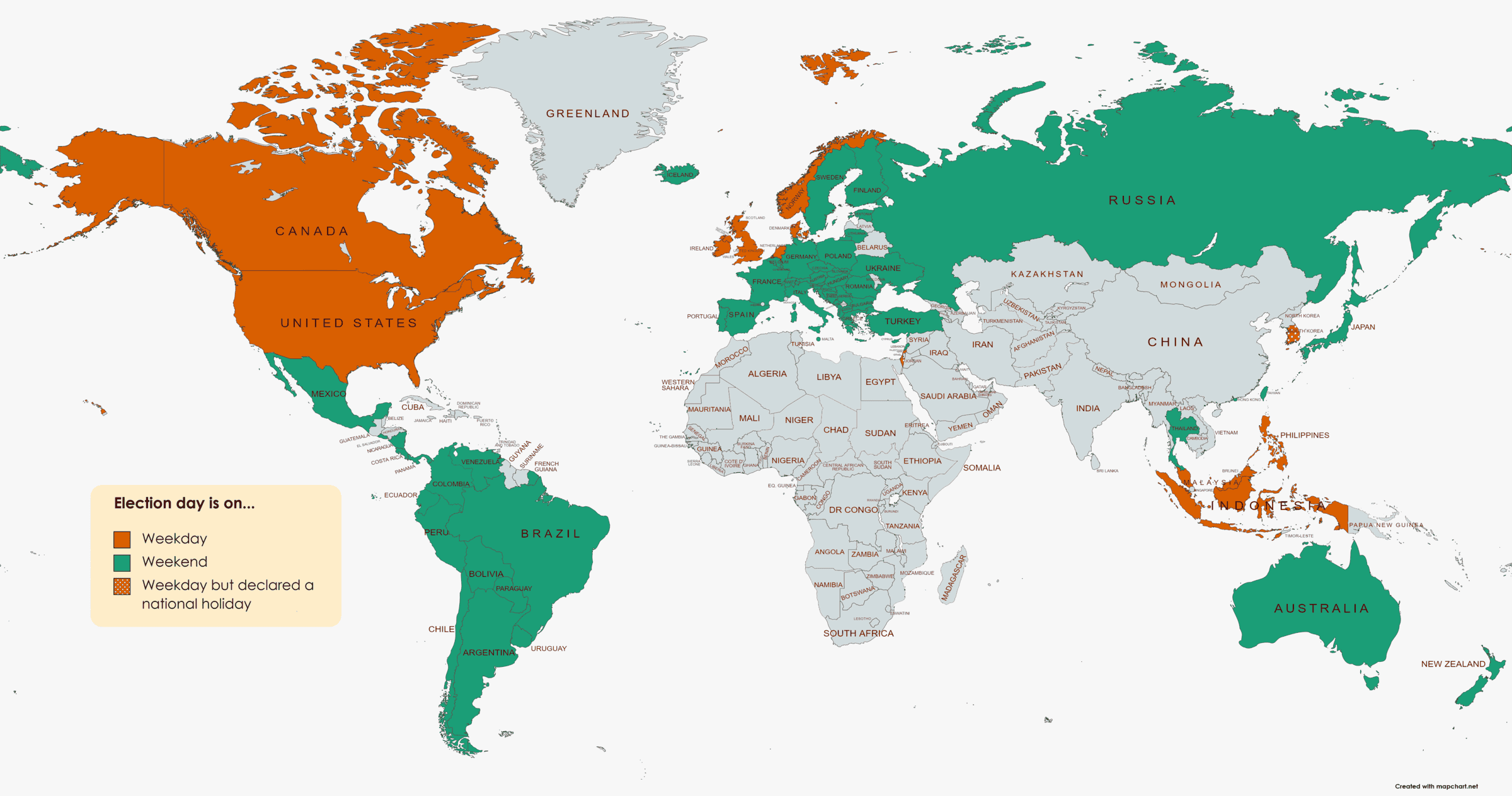 Example world map
