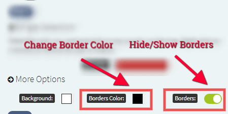 editing borders
